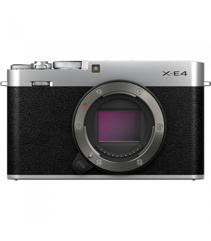 دوربین بدون آینه فوجی فیلم مدل Fujifilm X-E4 رنگ نقره‌ای