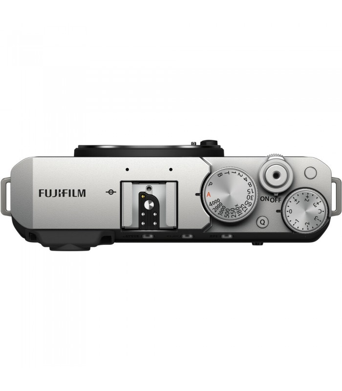 دوربین بدون آینه فوجی فیلم مدل Fujifilm X-E4 رنگ نقره‌ای