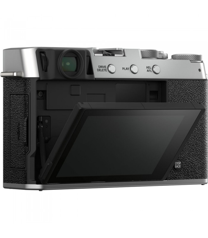 دوربین بدون آینه فوجی فیلم مدل Fujifilm X-E4 رنگ نقره‌ای