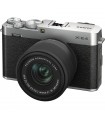 دوربین بدون آینه فوجی فیلم مدل Fujifilm X-E4 رنگ نقره‌ای