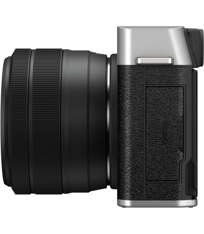دوربین بدون آینه فوجی فیلم مدل Fujifilm X-E4 رنگ نقره‌ای