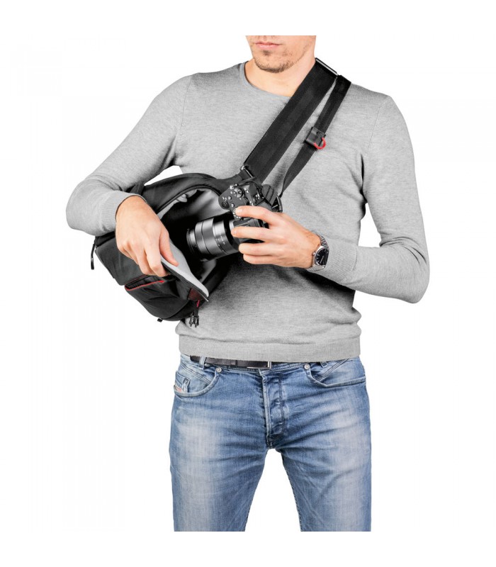 کیف اسلینگ مانفروتو مدل Manfrotto Pro Light FastTrack-8 رنگ مشکی