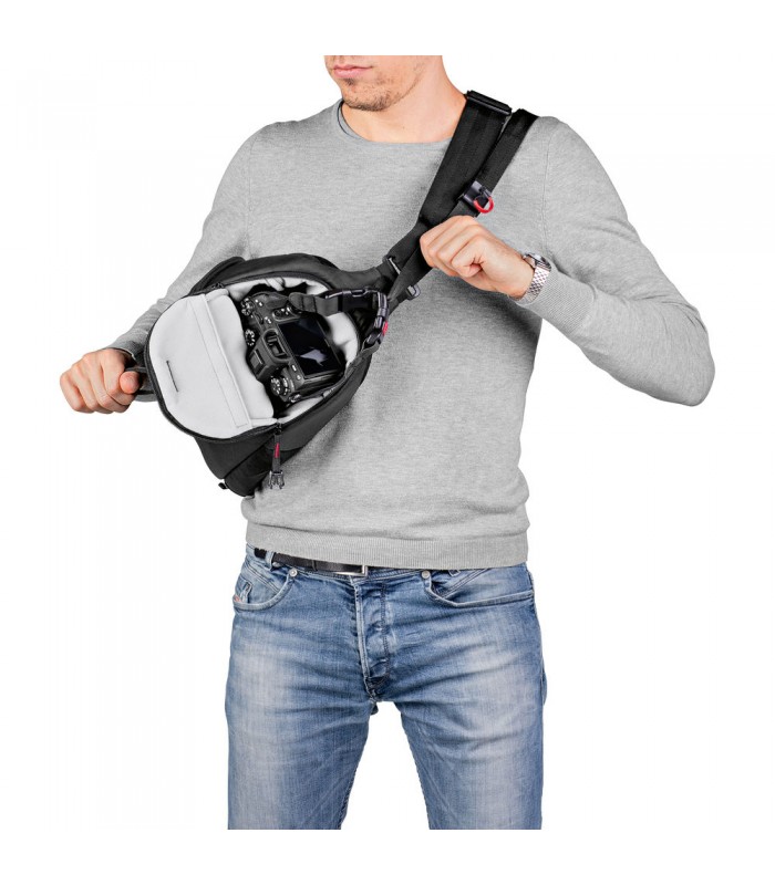 کیف اسلینگ مانفروتو مدل Manfrotto Pro Light FastTrack-8 رنگ مشکی