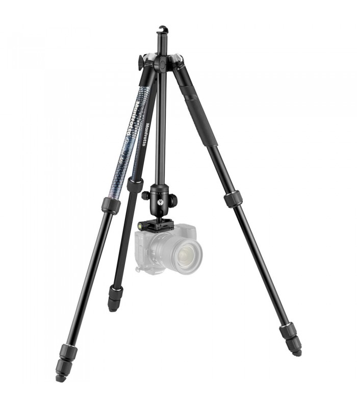 سه‌پایه آلومینیمی مانفروتو مدل Manfrotto Element MII به همراه بال هد رنگ مشکی
