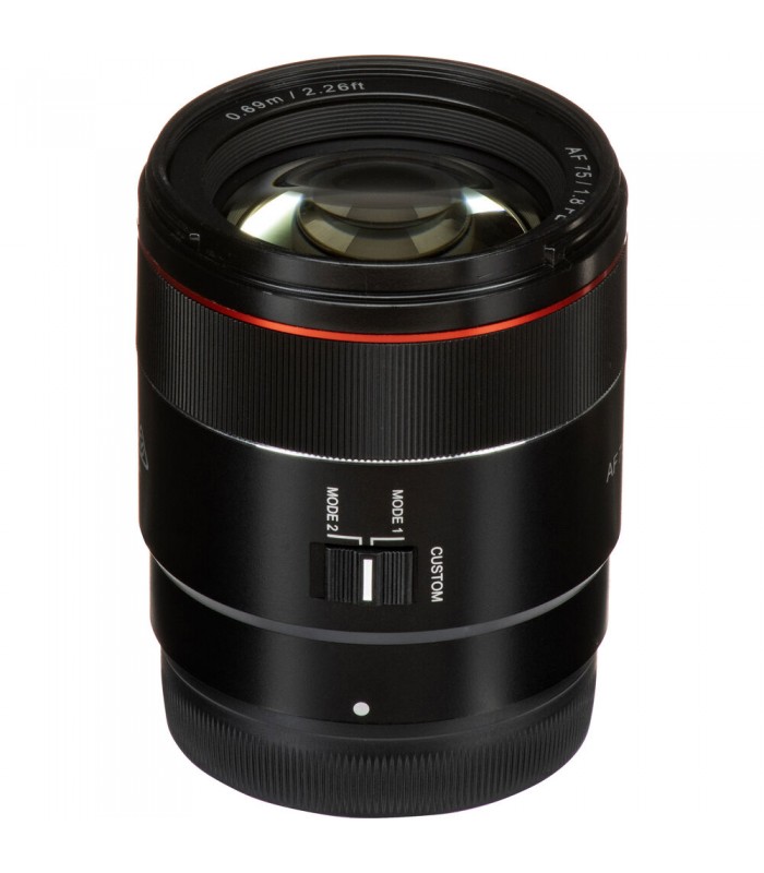 لنز سامیانگ مدل Samyang AF 75mm f/1.8 FE مانت E سونی