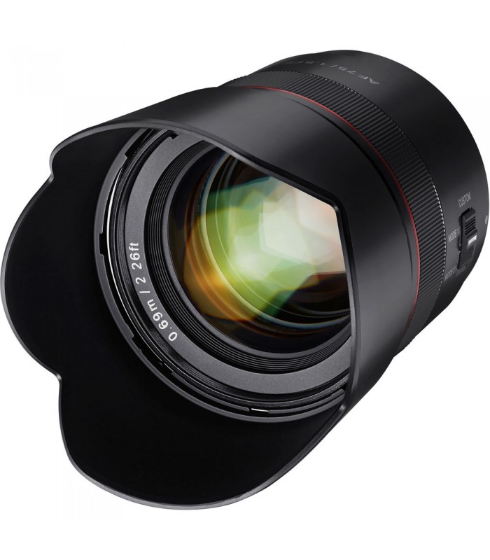 لنز سامیانگ مدل Samyang AF 75mm f/1.8 FE مانت E سونی