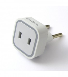 تبدیل برق ۲ به ۲ هادرون مدل A08 رنگ سفید