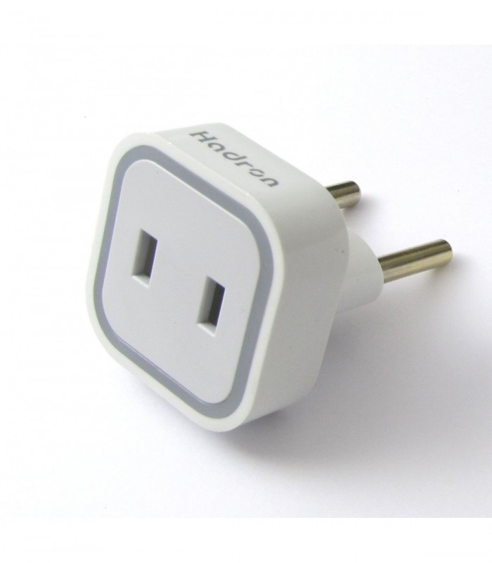 تبدیل برق ۲ به ۲ هادرون مدل A08 رنگ سفید