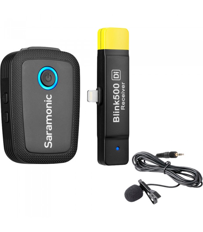 کیت میکروفن بی سیم Saramonic مدل Blink 500 B3 مناسب برای دستگاه‌های iOS