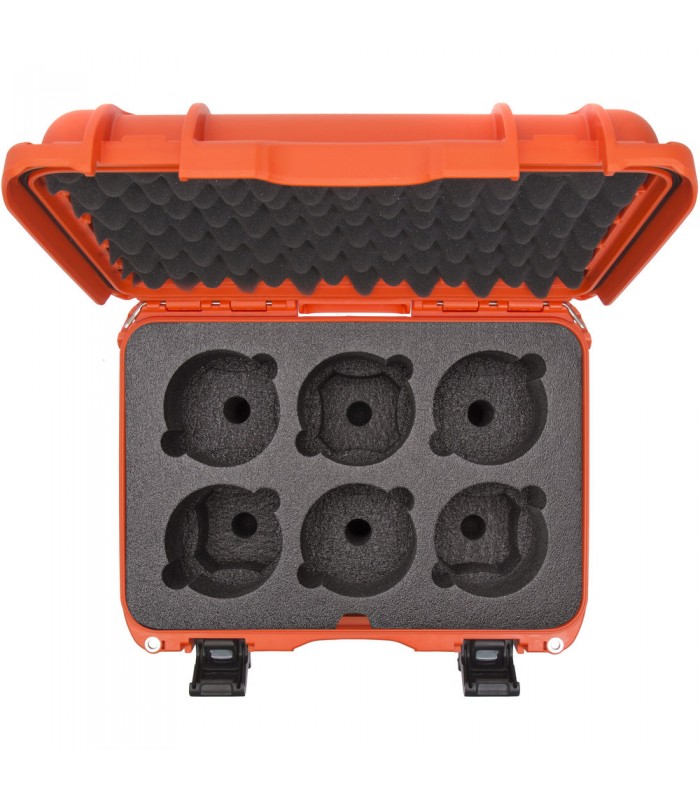 کیس لنز نانوک با ظرفیت ۶ لنز مدل Nanuk 918 رنگ نارنجی