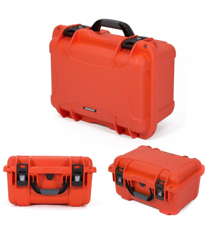 کیس لنز نانوک با ظرفیت ۶ لنز مدل Nanuk 918 رنگ نارنجی