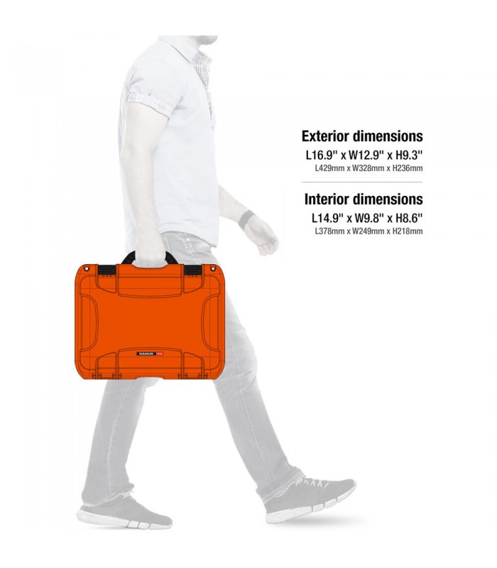 کیس لنز نانوک با ظرفیت ۶ لنز مدل Nanuk 918 رنگ نارنجی