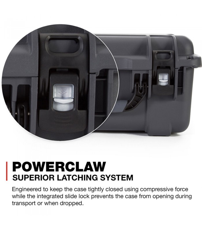 کیس لنز نانوک با ظرفیت ۶ لنز مدل Nanuk 918 رنگ نوک مدادی