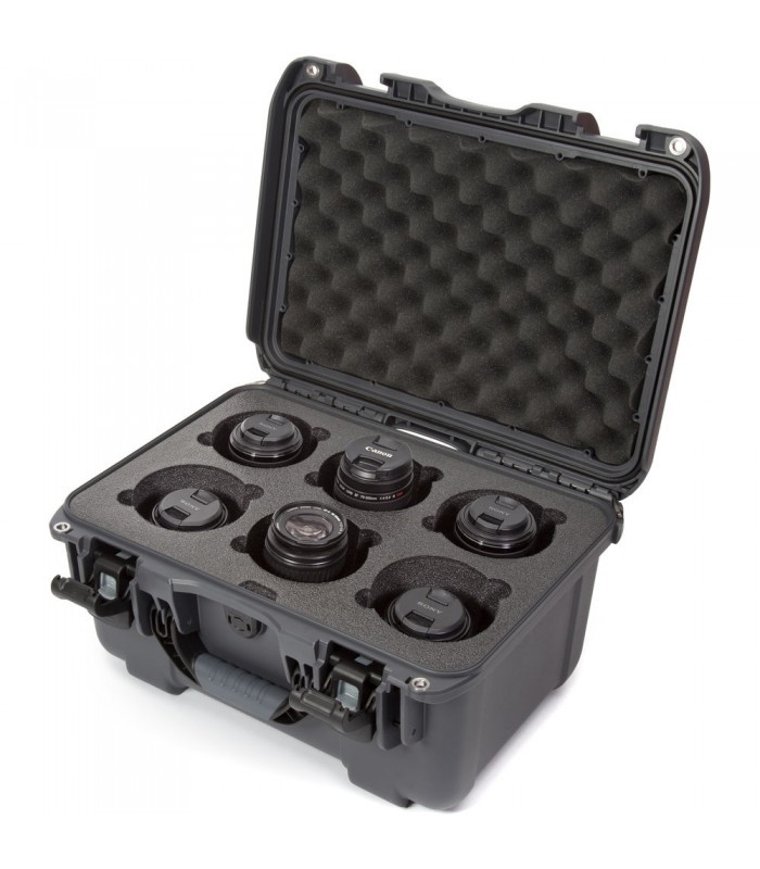 کیس لنز نانوک با ظرفیت ۶ لنز مدل Nanuk 918 رنگ نوک مدادی