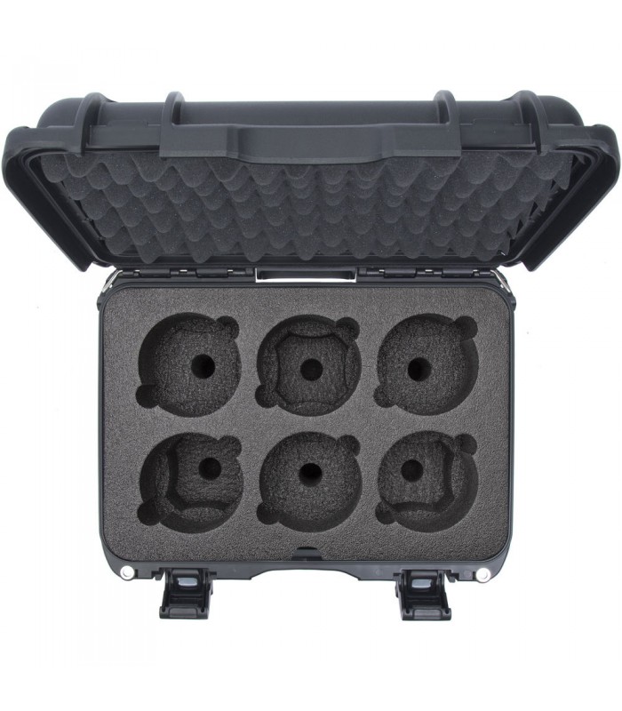 کیس لنز نانوک با ظرفیت ۶ لنز مدل Nanuk 918 رنگ نوک مدادی