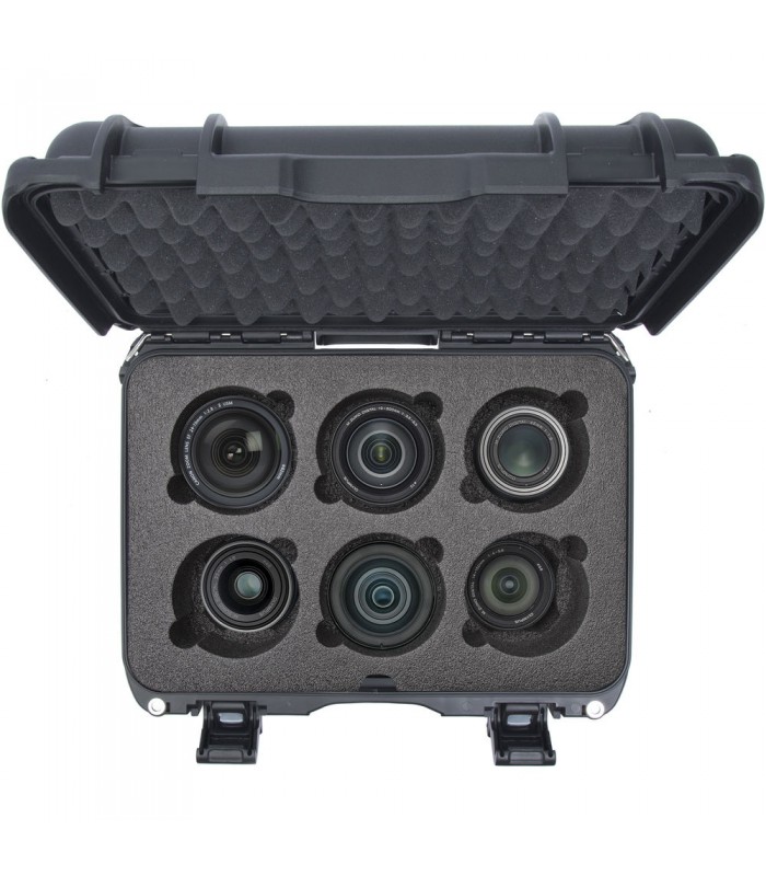 کیس لنز نانوک با ظرفیت ۶ لنز مدل Nanuk 918 رنگ نوک مدادی