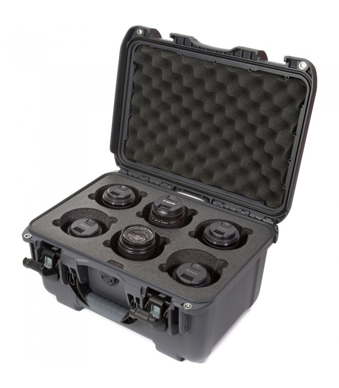 کیس لنز نانوک با ظرفیت ۶ لنز مدل Nanuk 918 رنگ نوک مدادی