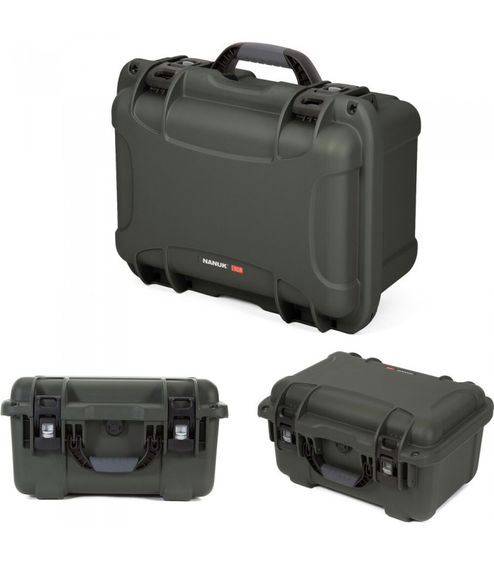 کیس لنز نانوک با ظرفیت ۶ لنز مدل Nanuk 918 رنگ زیتونی