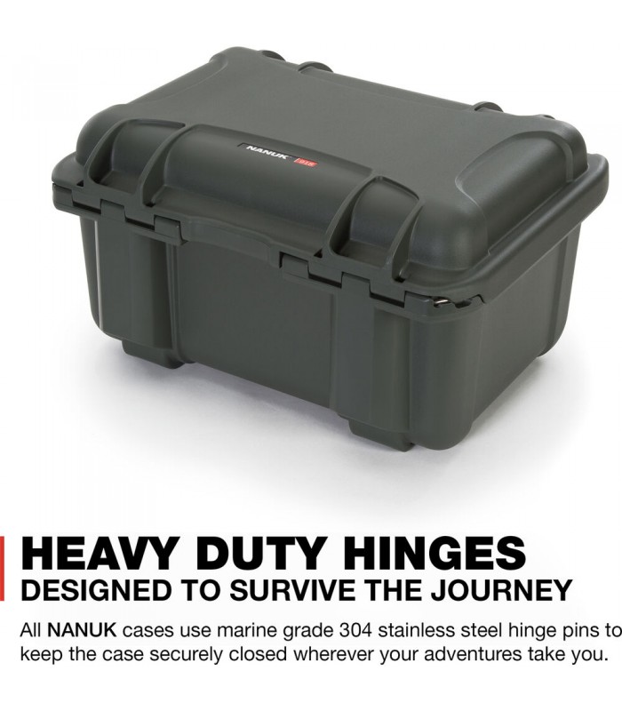 کیس لنز نانوک با ظرفیت ۶ لنز مدل Nanuk 918 رنگ زیتونی