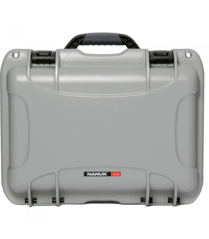 کیس لنز نانوک با ظرفیت ۶ لنز مدل Nanuk 918 رنگ نقره‌ای