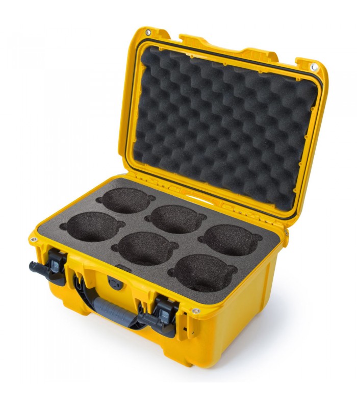 کیس لنز نانوک با ظرفیت ۶ لنز مدل Nanuk 918 رنگ زرد