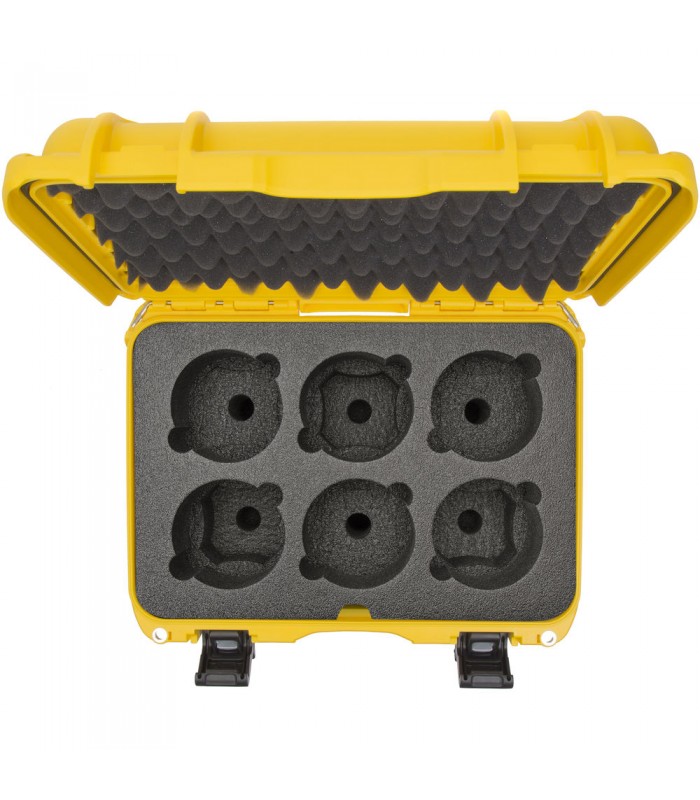 کیس لنز نانوک با ظرفیت ۶ لنز مدل Nanuk 918 رنگ زرد