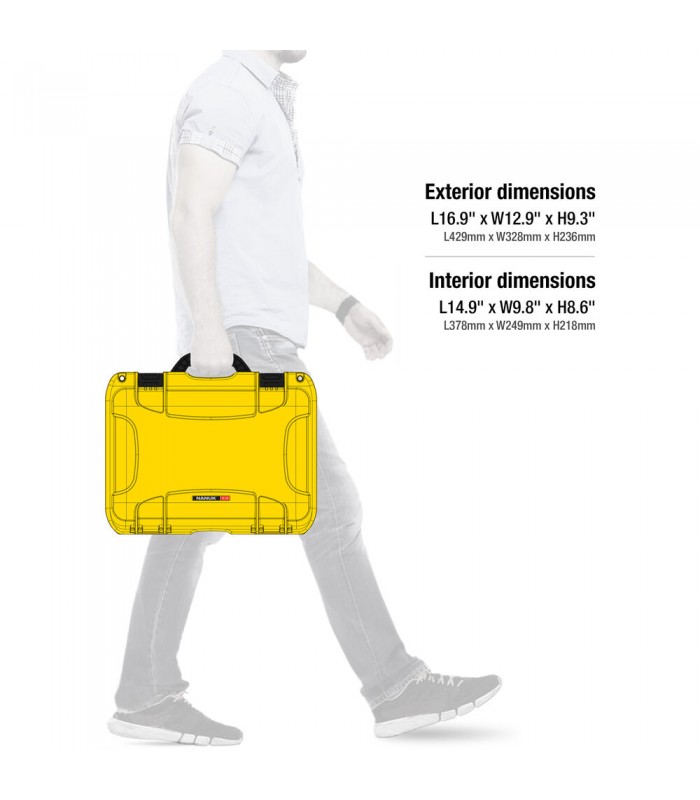 کیس لنز نانوک با ظرفیت ۶ لنز مدل Nanuk 918 رنگ زرد