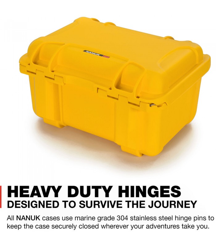 کیس لنز نانوک با ظرفیت ۶ لنز مدل Nanuk 918 رنگ زرد