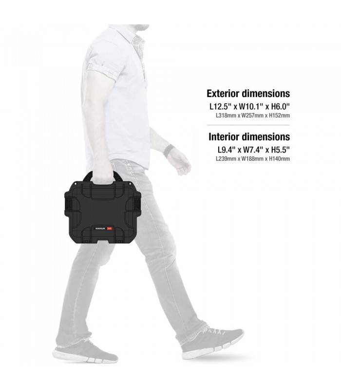 هارد کیس پددار نانوک مدل Nanuk 905 رنگ مشکی