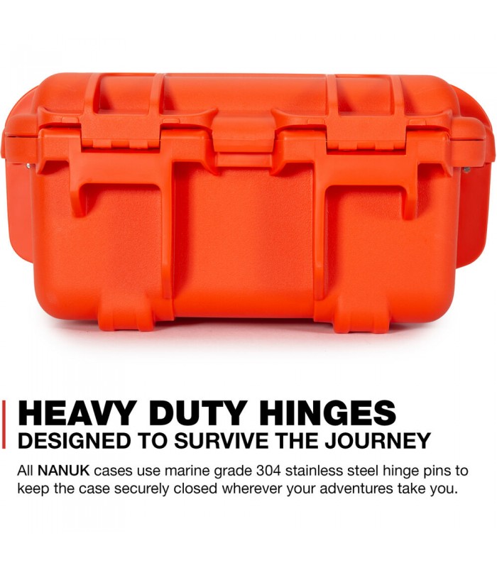 هارد کیس پددار نانوک مدل Nanuk 905 رنگ نارنجی