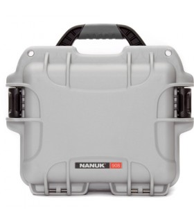 هارد کیس پددار نانوک مدل Nanuk 908 رنگ نقره‌ای