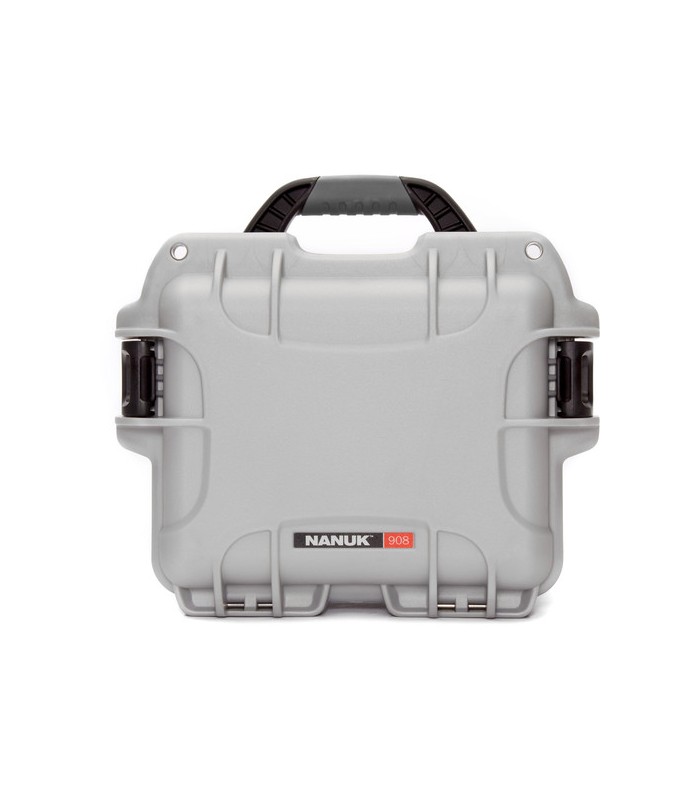 هارد کیس پددار نانوک مدل Nanuk 908 رنگ نقره‌ای
