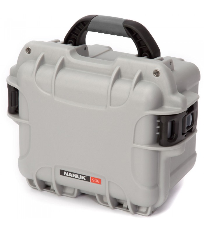 هارد کیس پددار نانوک مدل Nanuk 908 رنگ نقره‌ای