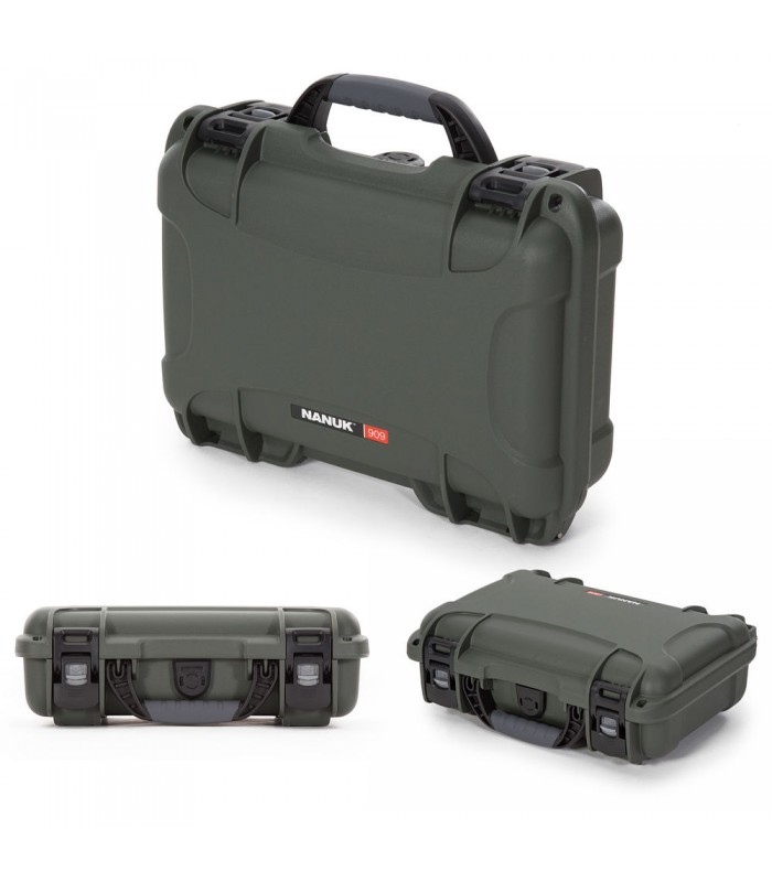 هارد کیس پددار نانوک مدل Nanuk 909 رنگ زیتونی