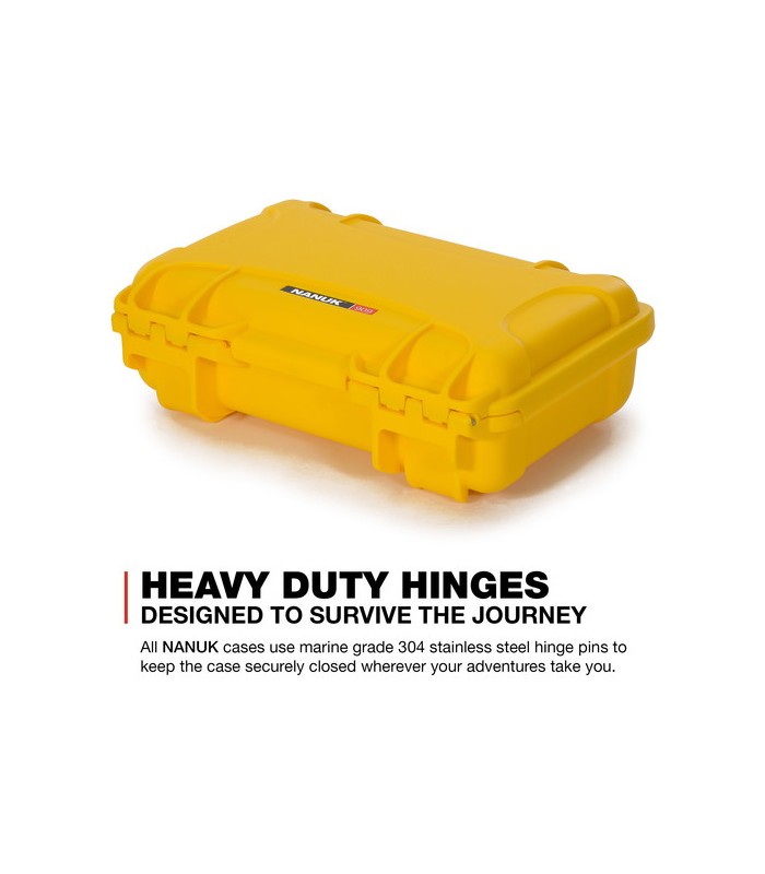 هارد کیس پددار نانوک مدل Nanuk 909 رنگ زرد