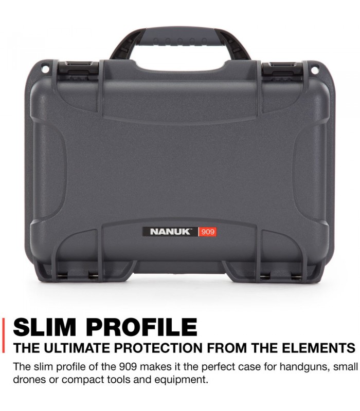 هارد کیس پددار نانوک مدل Nanuk 909 رنگ نوک مدادی