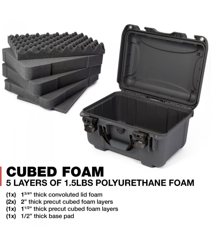 هارد کیس پددار نانوک مدل Nanuk 918 رنگ نوک مدادی