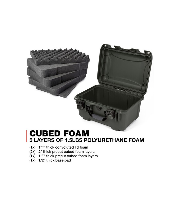 هارد کیس پددار نانوک مدل Nanuk 918 رنگ زیتونی