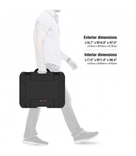 هارد کیس پددار نانوک مدل Nanuk 925 رنگ مشکی