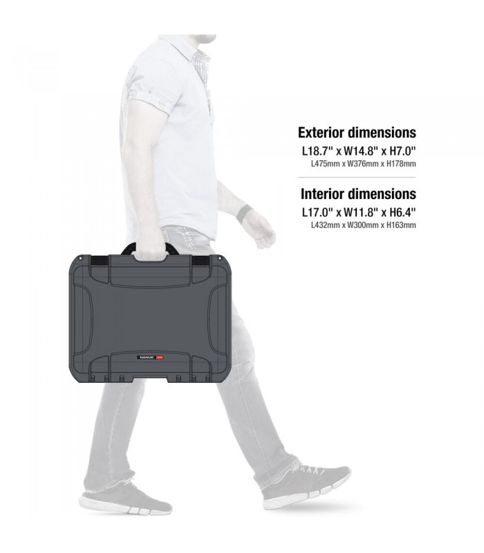 هارد کیس پددار نانوک مدل Nanuk 925 رنگ نوک مدادی