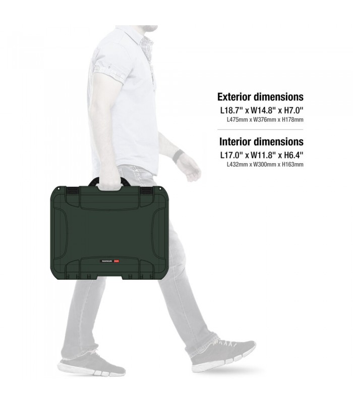 هارد کیس پددار نانوک مدل Nanuk 925 رنگ زیتونی