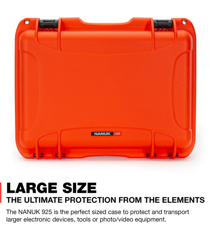 هارد کیس پددار نانوک مدل Nanuk 925 رنگ نارنجی