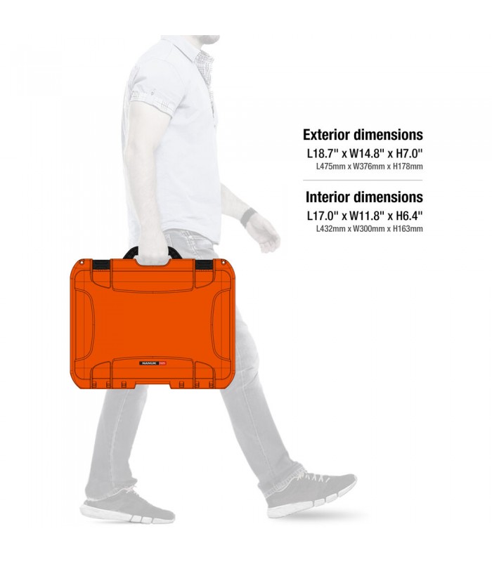 هارد کیس پددار نانوک مدل Nanuk 925 رنگ نارنجی