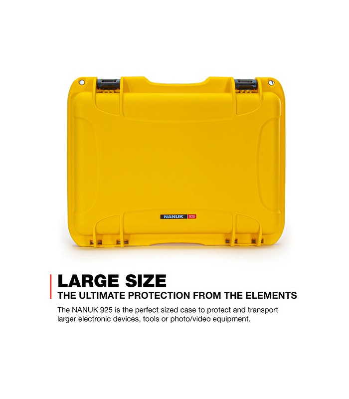 هارد کیس پددار نانوک مدل Nanuk 925 رنگ زرد