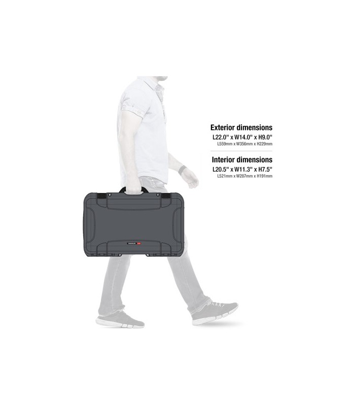 هارد کیس پددار نانوک مدل Nanuk 935 رنگ نوک مدادی