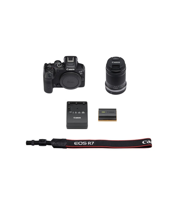 دوربین دیجیتال بدون آینه کانن مدل EOS R7 همراه با لنز 18-150میلی‌متری