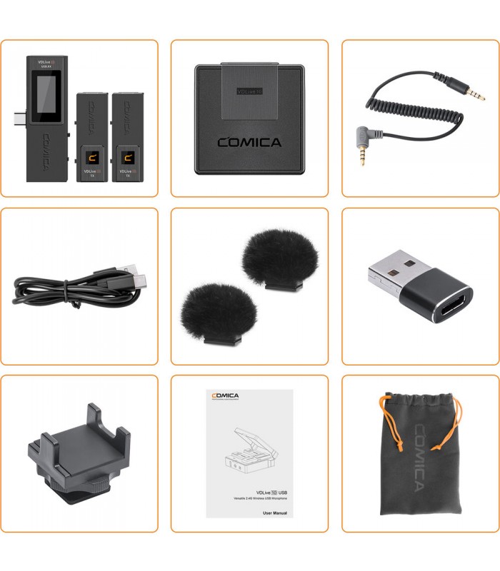 میکروفن بیسیم کامیکا مدل Comica Audio VDLive10