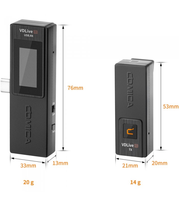 میکروفن بیسیم کامیکا مدل Comica Audio VDLive10