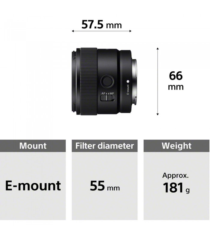 لنز سونی مدل E 11mm f/1.8