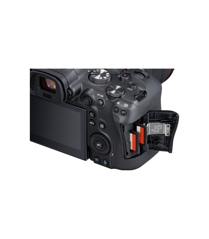 دوربین دیجیتال بدون آینه کانن مدل EOS R6 همراه با لنز RF 24-105mm f/4-7.1 IS STM